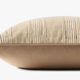 Chris Loves Julia x Loloi Verona Natural 22'' x 22'' Pillow White Cliff Studio Throw Pillows