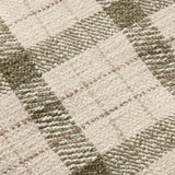 Chris Loves Julia x Loloi Wallace Cream 36"W x 36"D x 17"H Round Pouf White Cliff Studio Pouf