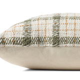 Chris Loves Julia x Loloi Walter Green / Ivory 18'' x 18'' Cover Only White Cliff Studio Pillow