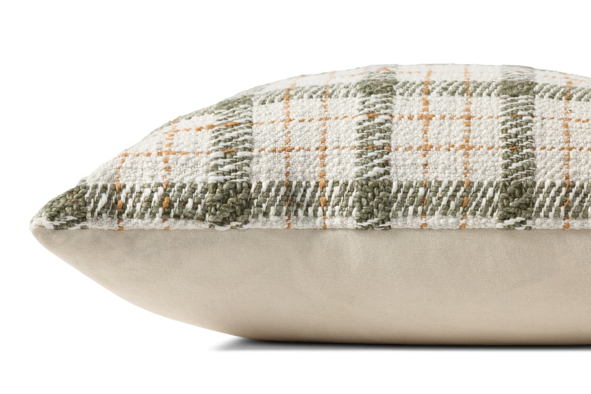 Chris Loves Julia x Loloi Walter Green / Ivory 18'' x 18'' Cover Only White Cliff Studio Pillow