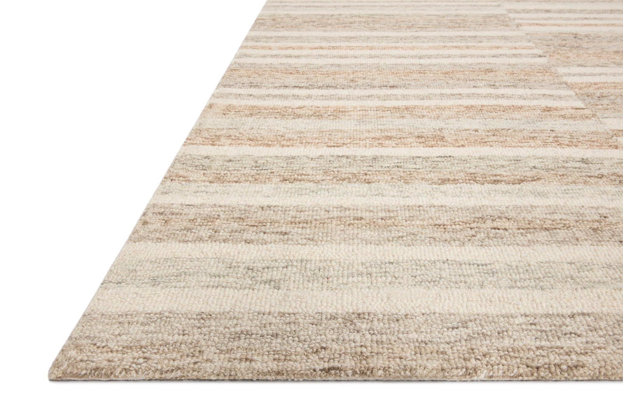 Chris Loves Julia x LoloiChris Ivory / Clay 11' - 6" x 15' Area Rug White Cliff Studio Area Rugs