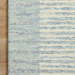 Chris Loves Julia x LoloiChris Ivory / Denim 11' - 6" x 15' Area Rug White Cliff Studio Area Rugs
