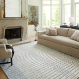 Chris Loves Julia x LoloiChris Ivory / Denim 11' - 6" x 15' Area Rug White Cliff Studio Area Rugs
