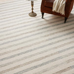 Chris Loves Julia x LoloiChris Ivory / Slate 11' - 6" x 15' Area Rug White Cliff Studio Area Rugs
