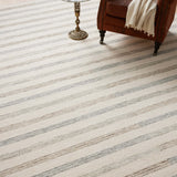 Chris Loves Julia x LoloiChris Ivory / Slate 11' - 6" x 15' Area Rug White Cliff Studio Area Rugs