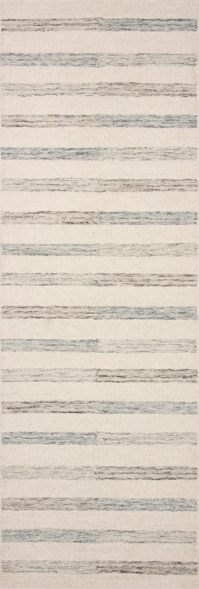 Chris Loves Julia x LoloiChris Ivory / Slate 11' - 6" x 15' Area Rug White Cliff Studio Area Rugs