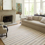 Chris Loves Julia x LoloiChris Ivory / Slate 11' - 6" x 15' Area Rug White Cliff Studio Area Rugs