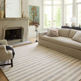 Chris Loves Julia x LoloiChris Ivory / Slate 11' - 6" x 15' Area Rug White Cliff Studio Area Rugs