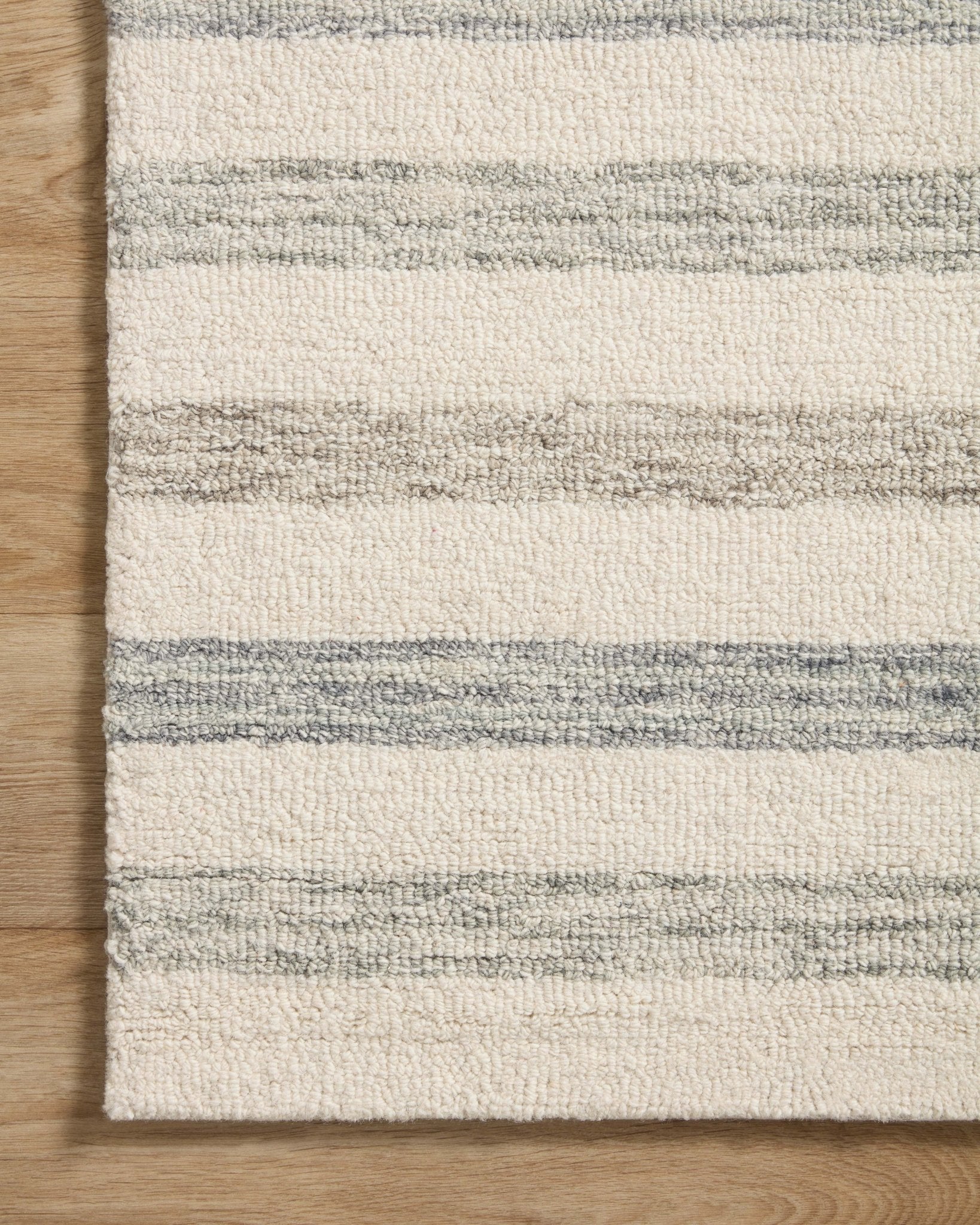 Chris Loves Julia x LoloiChris Ivory / Slate 11' - 6" x 15' Area Rug White Cliff Studio Area Rugs