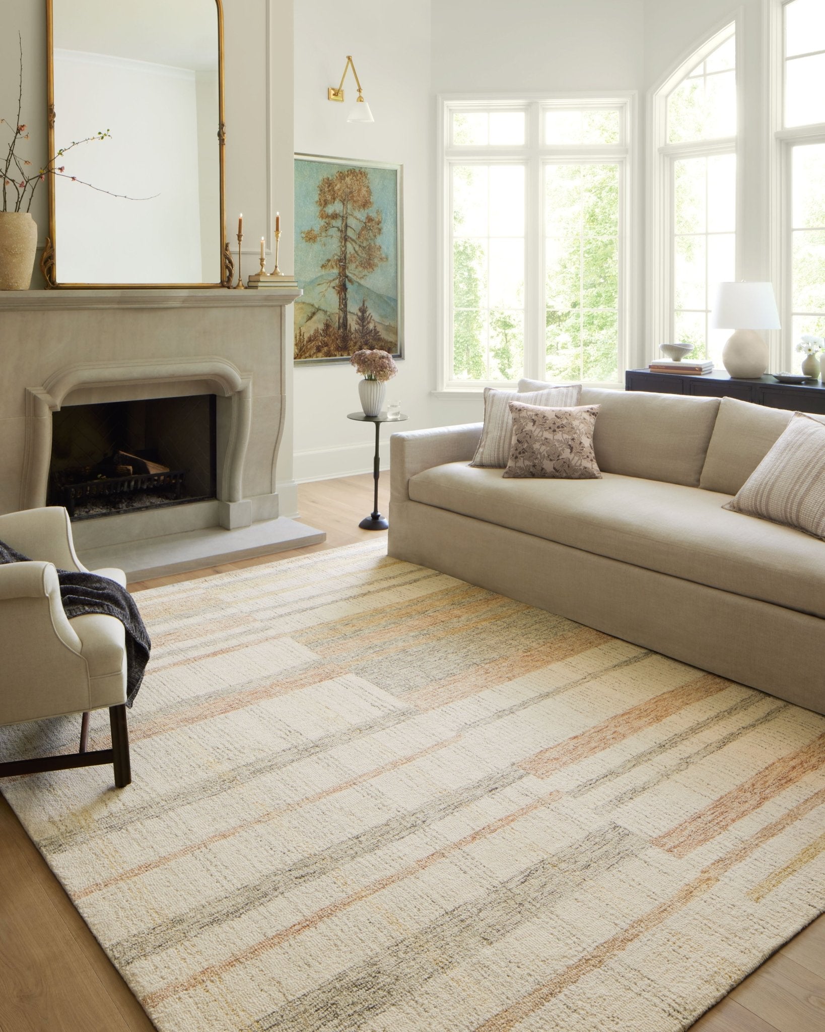 Chris Loves Julia x LoloiChris Natural / Multi 11' - 6" x 15' Area Rug White Cliff Studio Area Rugs