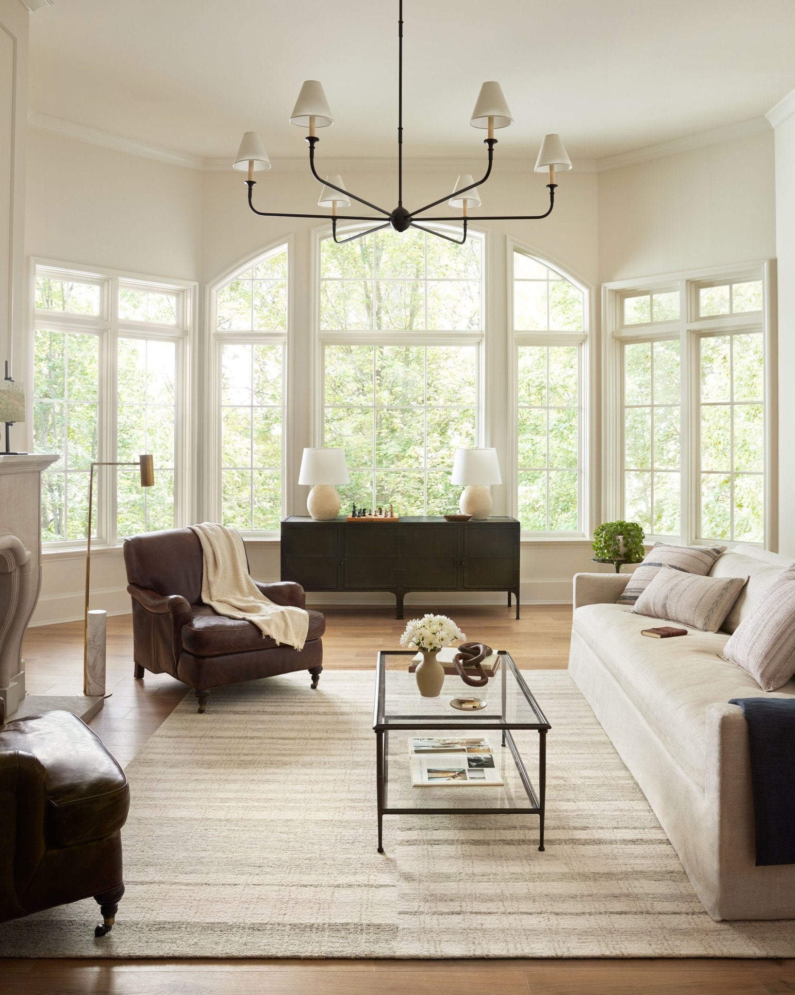 Chris Loves Julia x LoloiChris Natural / Sage 11' - 6" x 15' Area Rug White Cliff Studio Area Rugs