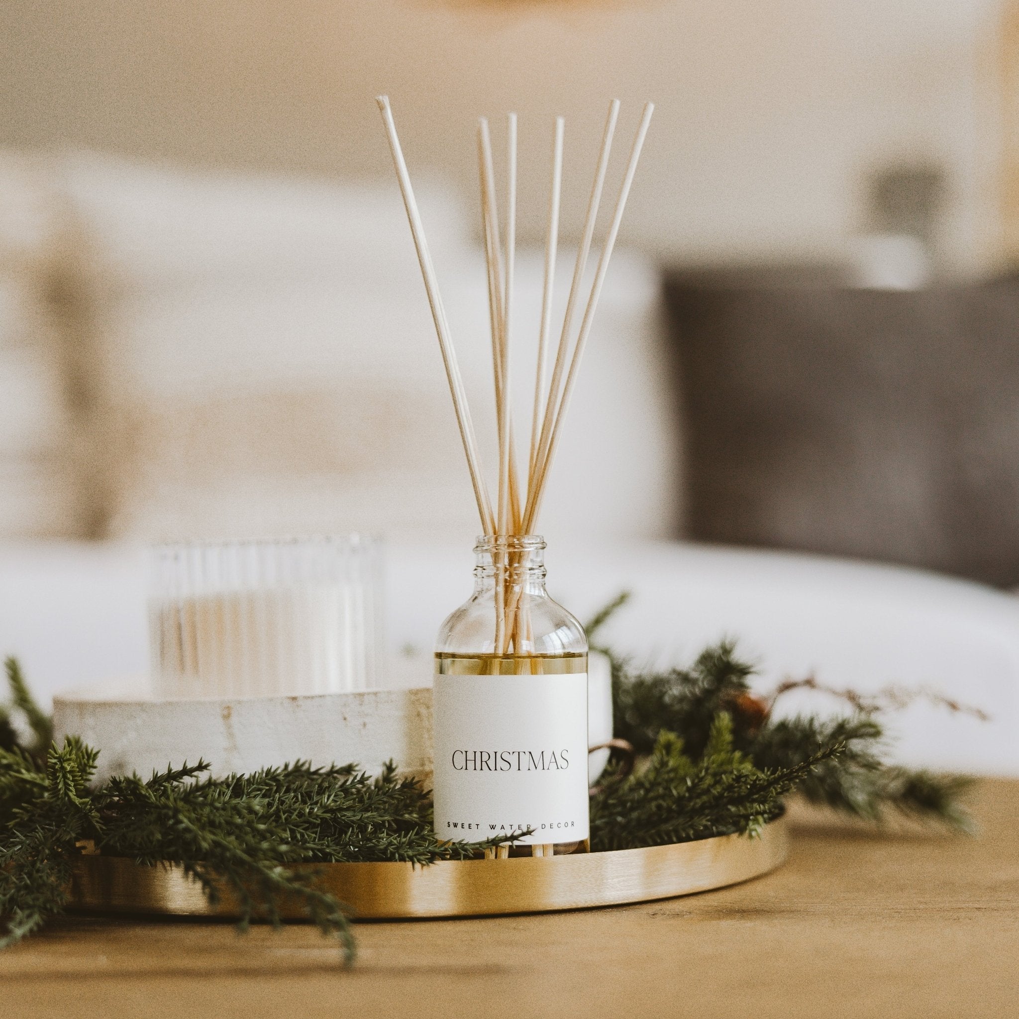 Christmas Clear Reed Diffuser White Cliff Studio Reed Diffusers