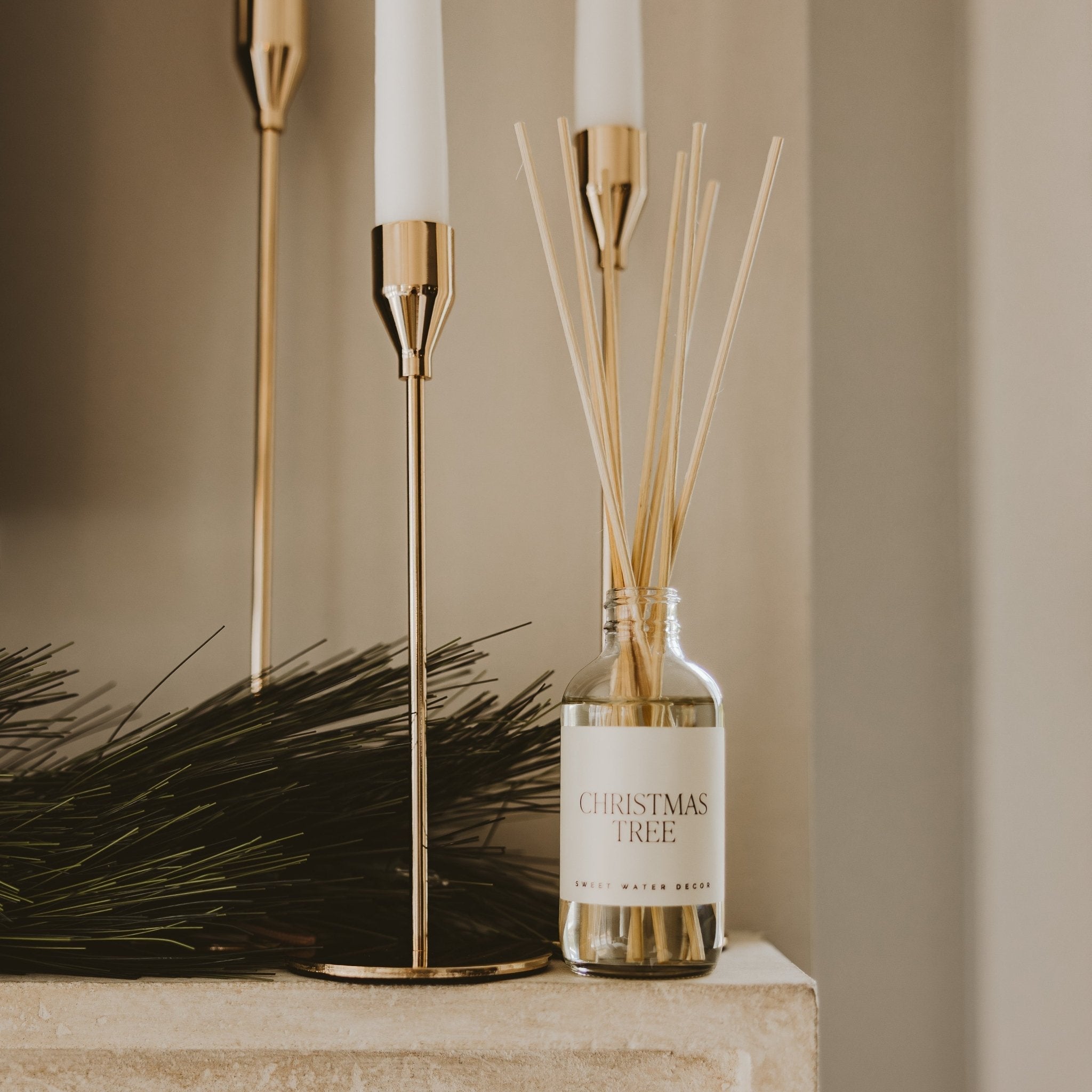 Christmas Tree Clear Reed Diffuser White Cliff Studio Reed Diffusers