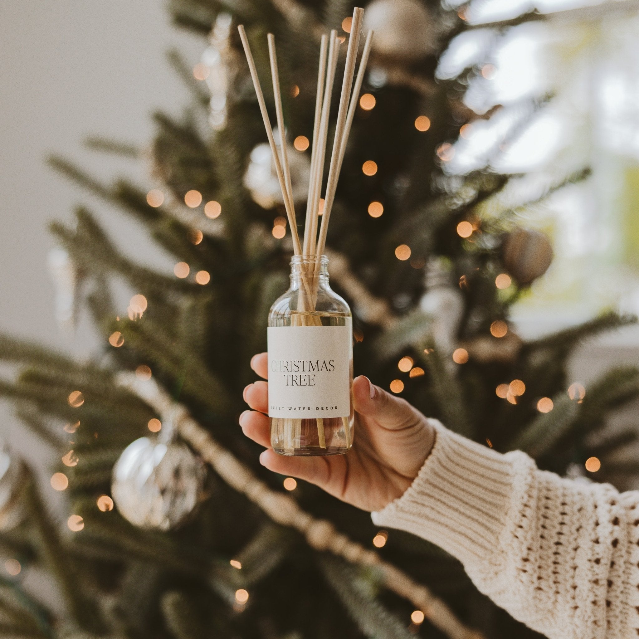 Christmas Tree Clear Reed Diffuser White Cliff Studio Reed Diffusers