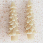 Christmas Tree Tapered Candles, Set of 2 White Cliff Studio Holiday Decor