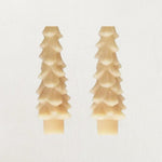 Christmas Tree Tapered Candles, Set of 2 White Cliff Studio Holiday Decor