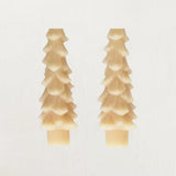 Christmas Tree Tapered Candles, Set of 2 White Cliff Studio Holiday Decor
