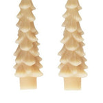 Christmas Tree Tapered Candles, Set of 2 White Cliff Studio Holiday Decor