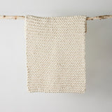 Chunky Ecru Hand - Loomed Mat