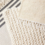 Chunky Ecru Hand - Loomed Mat
