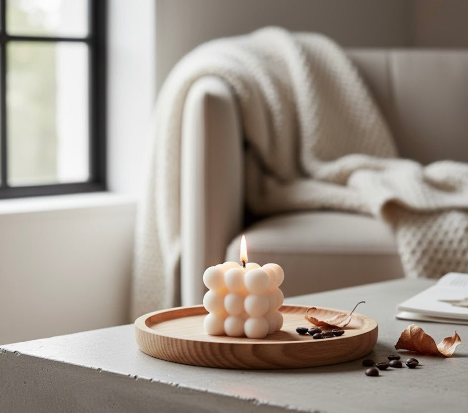 Classic Bubble White Cliff Studio Candles