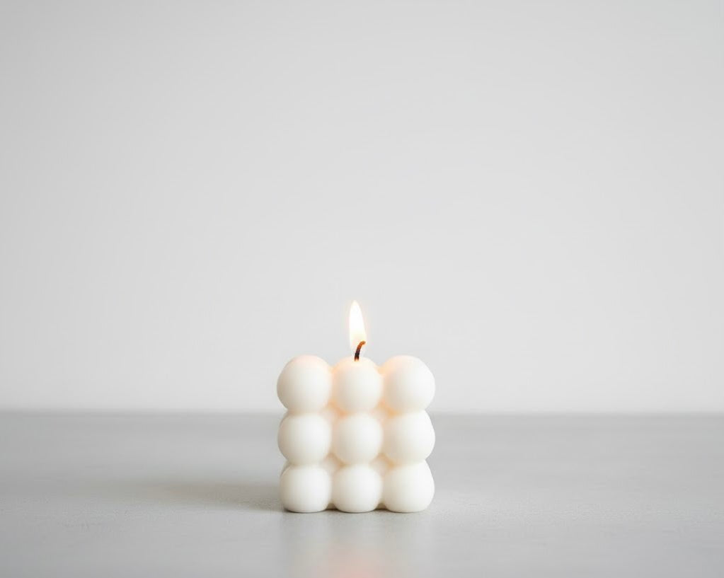 Classic Bubble White Cliff Studio Candles