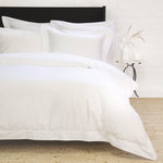 Classico Hemstitch Sham White Cliff Studio Shams