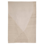 Cleo Handwoven Wool Blend Rug in Ivory