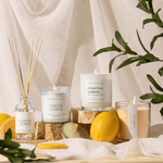 Coastal Lemon Clear Reed Diffuser White Cliff Studio Reed Diffusers