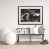 Collin Black Metal Bench