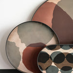 Combined Dots Tray White Cliff Studio Decorative Trays