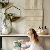 Compass Handwoven Cotton Wall Hanging