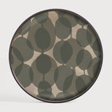 Connected Dots tray - glass - round - S White Cliff Studio Trays