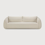 Contour sofa - Chalk fabric - 3 seater White Cliff Studio Sofa