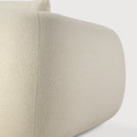 Contour sofa - Chalk fabric - 3 seater White Cliff Studio Sofa