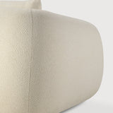 Contour sofa - Chalk fabric - 3 seater White Cliff Studio Sofa