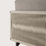 Corbey outdoor sofa - aluminium - black - Silt fabric - 2 seater White Cliff Studio Outdoor Sofa