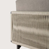 Corbey outdoor sofa - aluminium - black - Silt fabric - 2 seater White Cliff Studio Outdoor Sofa