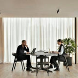 Corto dining table - oak - round White Cliff Studio Dining Table