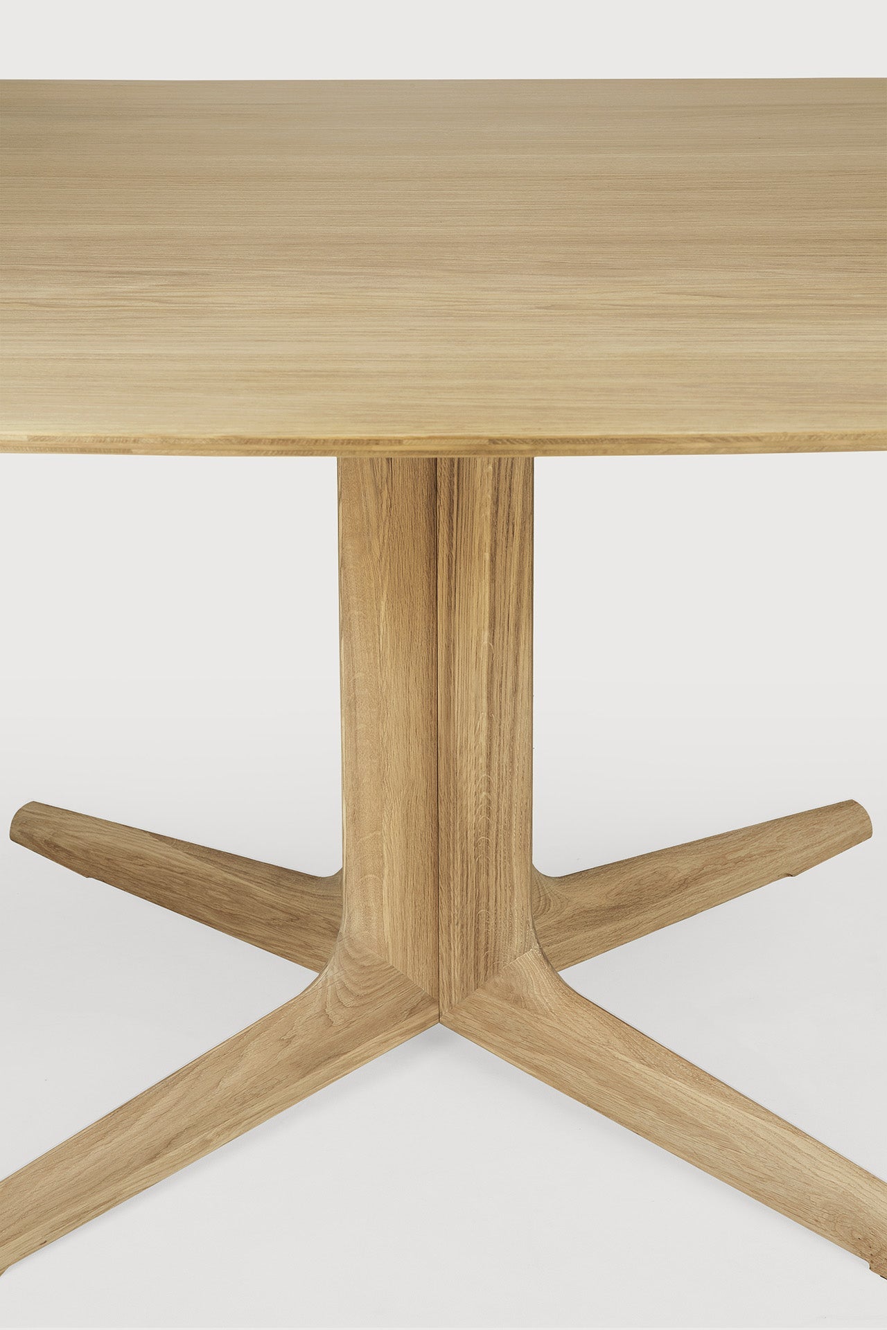 Corto dining table - oak - square White Cliff Studio Dining Table