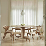 Corto dining table - oak - square White Cliff Studio Dining Table