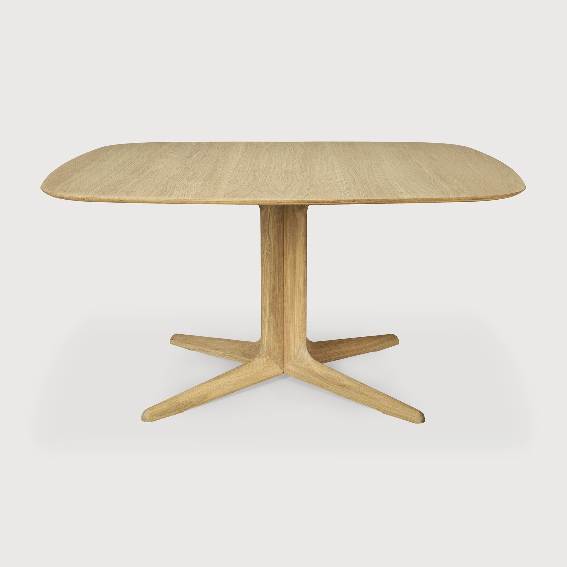 Corto dining table - oak - square White Cliff Studio Dining Table