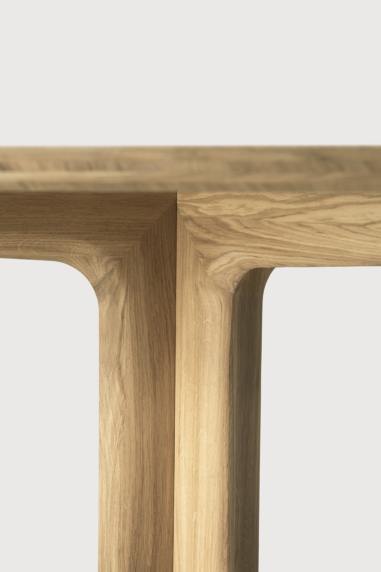Corto dining table - oak - square White Cliff Studio Dining Table