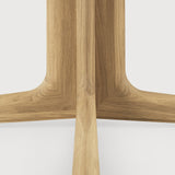 Corto dining table - oak - square White Cliff Studio Dining Table