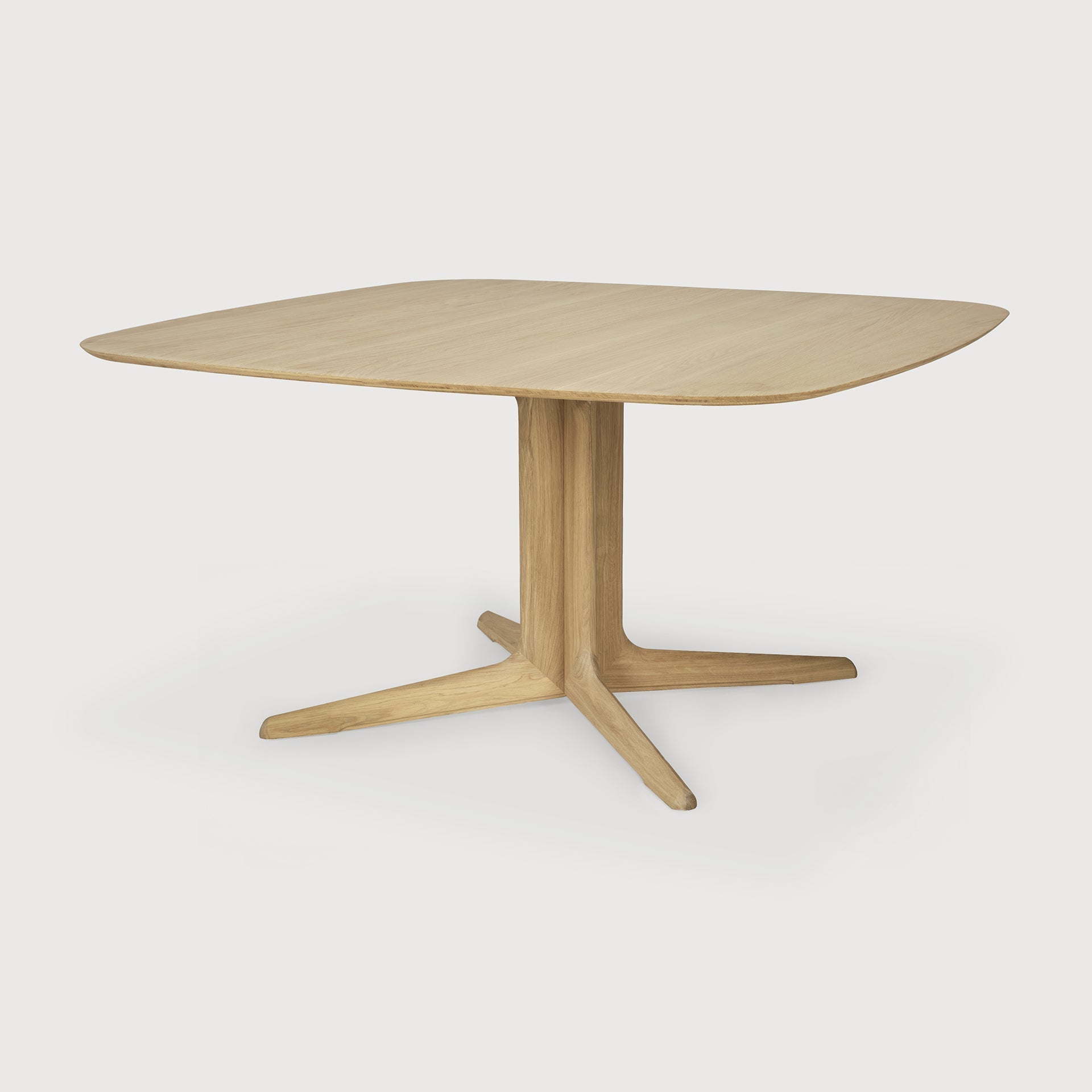 Corto dining table - oak - square White Cliff Studio Dining Table