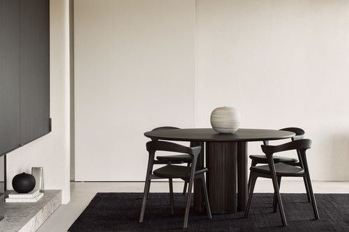 Corto dining table - oak - square White Cliff Studio Dining Table