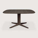 Corto dining table - varnished oak - brown - square White Cliff Studio Dining Table