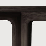 Corto dining table - varnished oak - brown - square White Cliff Studio Dining Table