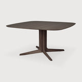 Corto dining table - varnished oak - brown - square White Cliff Studio Dining Table