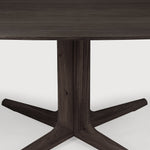 Corto dining table - varnished oak - brown - square White Cliff Studio Dining Table